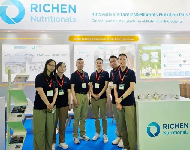 Richen จัดแสดงวิตามินและแร่ธาตุนวัตกรรมโภชนาการและโซลูชั่นที่ vitafoods Europe 2025